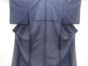 大正ロマン　 紗 草花模様織出し着物